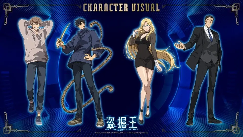 image-12 Tomb Raider King: anime revela arte promocional e elenco de vozes